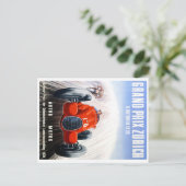 1939 Zürich Grand Prix Racing Poster Postkarte (Stehend Vorderseite)