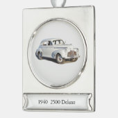 1940 2500 Deluxe-Banner Banner-Ornament Silber (Links)