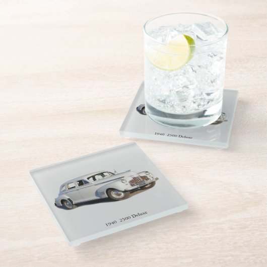 1940 2500 Deluxe-Untersetzer Glasuntersetzer (Schrägansicht)