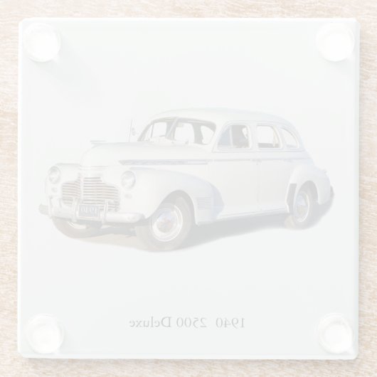 1940 2500 Deluxe-Untersetzer Glasuntersetzer (Rückseite)