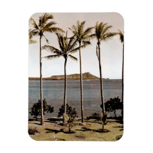 1940 Diamond Head Hawaii Magnet