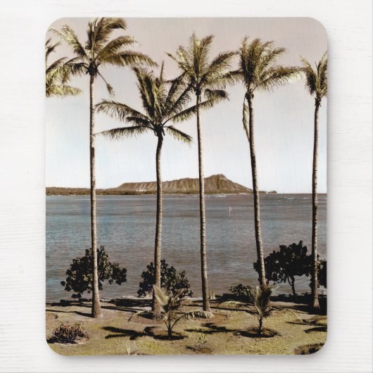 1940 Diamond Head Hawaii Mousepad (Vorne)