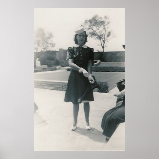 1940 Frau mit diesem Poster (Vorne)