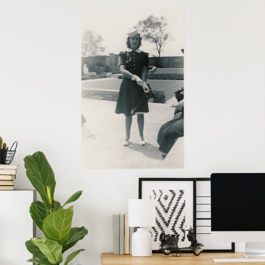 1940 Frau mit diesem Poster (Heimbüro)