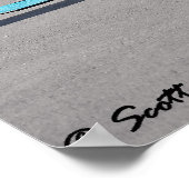 1940 Frisierte Auto Lieferwagen Poster (Ecke)