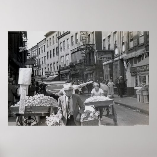 1940 North End, Boston Poster (Vorne)