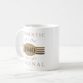 1940 Original 80. Geburtstag Kaffeetasse (Vorderseite Links)