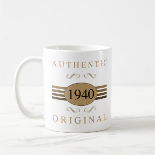 1940 Original 80. Geburtstag Kaffeetasse