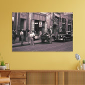 1940 Spain Street Fotografy Lopez Beauty Parlor Leinwanddruck (Insitu (Wohnzimmer))