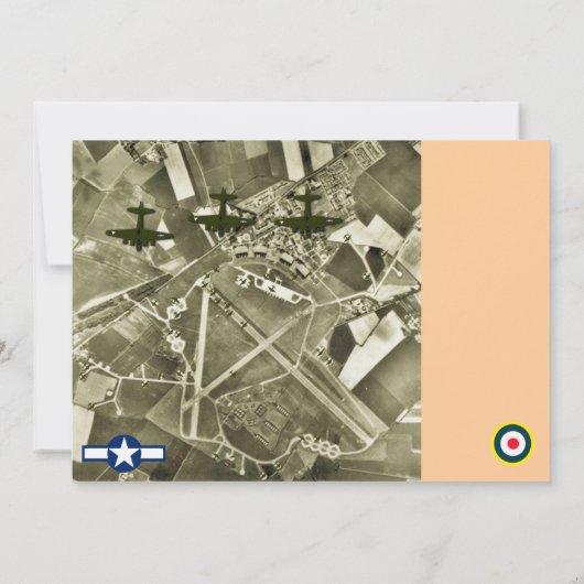 1940 Tanz/Party lädt ein Einladung (Rückseite)