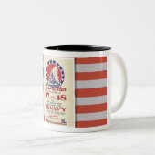 1940 US NAVY REKRUTIMENT POSTER ZWEIFARBIGE TASSE (VorderseiteRechts)