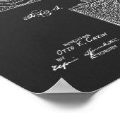 1940 Vintage Kamera Patent Art Zeichnend Print Poster (Ecke)