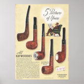 1940 Vintage Pipe Ad Poster (Vorne)