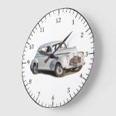 1940 weiß 2500 Deluxe Uhr (Winkel)