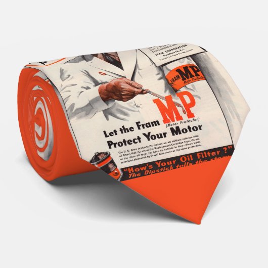 1940er Behielt dein Auto für den Sieg Krawatte (Gerollt)