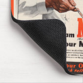1940er Behielt dein Auto für Siegeszug Mousepad (Ecke)