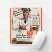 1940er Behielt dein Auto für Siegeszug Mousepad (Mit Mouse)