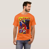 1940er Cat-Man Comic T-Shirt (Vorne ganz)
