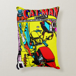 1940er CAT-MAN Comics Kissen