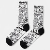1940er CRACK Comics Socken (Linkes Detail)