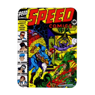 1940er SPEED Comics Magnet