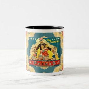 1940er UNCLE SAM FARBDOSE Kaffeetasse