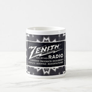 1940er ZENITH RADIO AD Kaffeepause Tasse