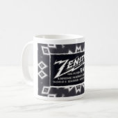 1940er ZENITH RADIO WERBUNG Kaffeetasse (Vorderseite Links)