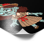 1940er Zombie Mädchen Fotodruck (Ecke)