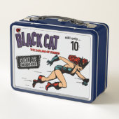 1940's Black Cat Metal Lunchbox (Rückseite)