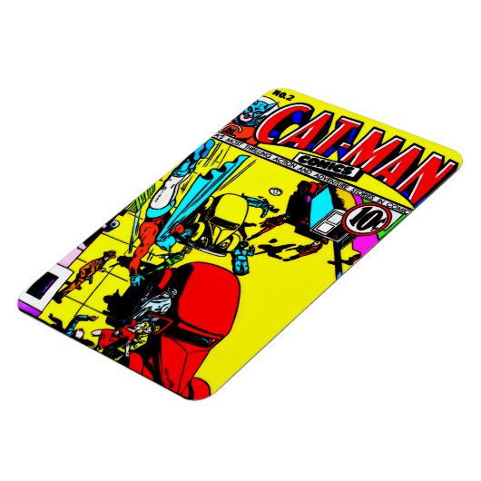 1940's CAT-MAN Comics Magnet (Linke Seite)