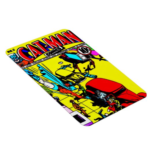 1940's CAT-MAN Comics Magnet (Rechte Seite)
