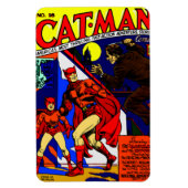 1940's Cat-Man Comics Magnet (Vertikal)