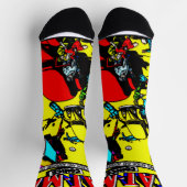 1940's CAT-MAN Comics Socks Socken (Oben)