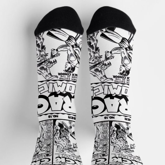 1940's CRACK Comics Socks Socken (Oben)
