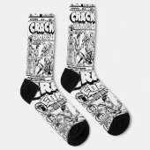 1940's CRACK Comics Socks Socken (Rechts)