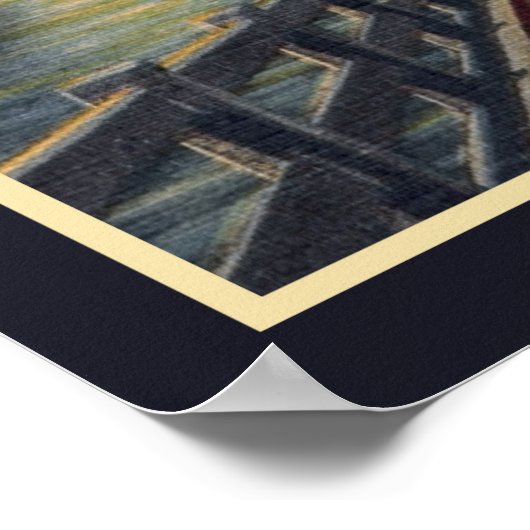 1940's "Gandy Bridge" Poster (Ecke)