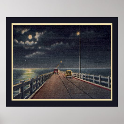 1940's "Gandy Bridge" Poster (Vorne)