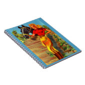 1940s pin-up gal and horse notizblock (Rechte Seite)