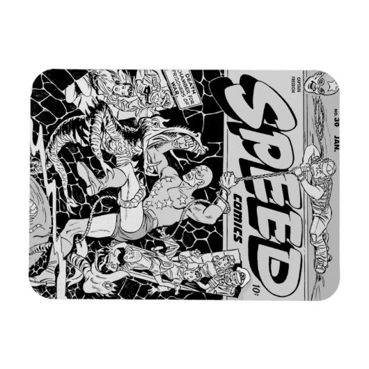 1940's SPEED Comics Flexible Magnet (Horizontal)