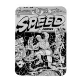 1940's SPEED Comics Flexible Magnet (Vertikal)