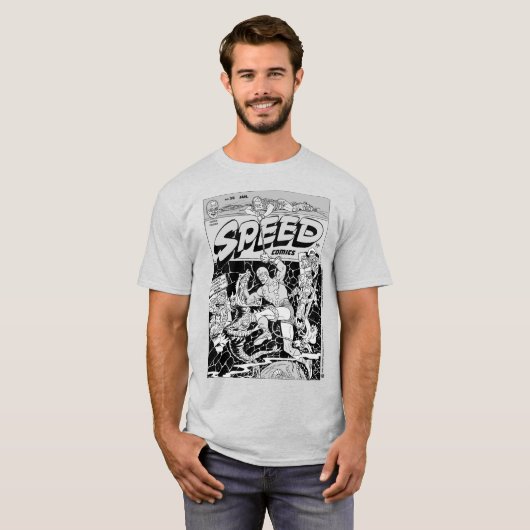 1940's SPEED Comics T-Shirt (Vorne ganz)