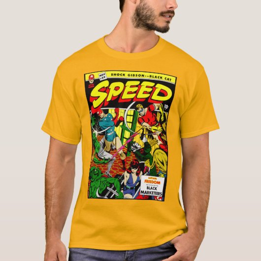 1940's SPEED Comics T-Shirt (Vorderseite)