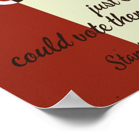 1940's Style Stand up for your Community Poster (Ecke)