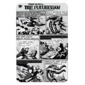 1940's The FUTUREMAN Comic Strip Flexible Magnet (Vertikal)