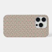 1940s Utility Floral Sprig Pattern iPhone Hülle (Rückseite (Horizontal))