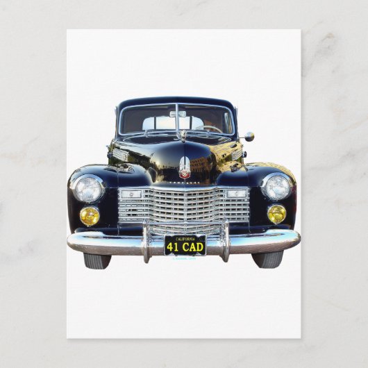 1941 CADILLAC POSTKARTE (Vorderseite)