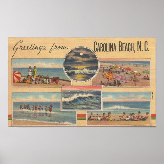 1941 Carolina Beach, North Carolina Poster (Vorne)