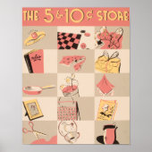 1941 Five and Dime Store Poster (Vorne)