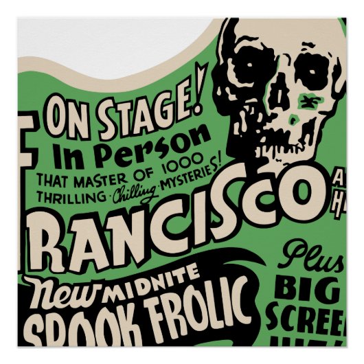1941 Francisco Spook Frolic Poster (Vorderseite)